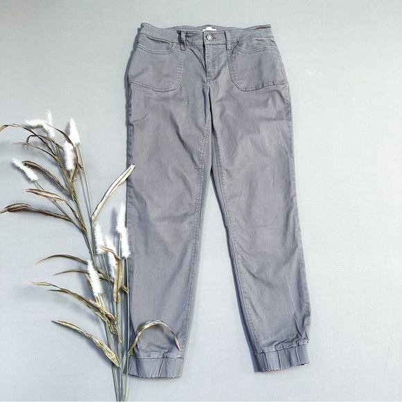 STITCHFIX $78 Market & Spruce gray Zita jogger chino pants, 6. - Picture 5 of 10